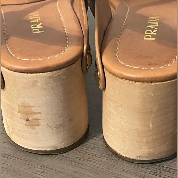 Prada Calzature Donna Prada clog sandals sz 37 - Picture 8 of 12